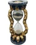 8" Skull Sand hourglass