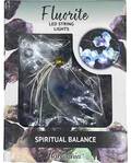 6.5 ft LED light string Spiritual Balance (fluorite)