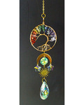 15" 7 Chakra Tree of Life sun catcher