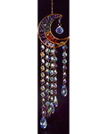 21" Gemstone & Moon sun catcher