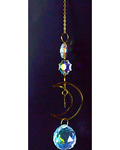 11" Crescent Moon sun catcher