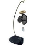 9" Black Obsidian table chime