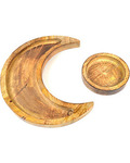 10 1/4" Moon wooden tray