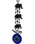 3 Elephant Evil Eye Wall Hanging