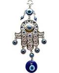 Fatima Flower Evil Eye Wall Hanging