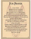 Fox Prayer Poster