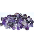 1 lb Amethyst tumbled chips 7-9mm