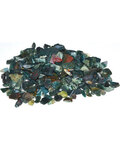 1 lb Bloodstone tumbled chips 3-5mm