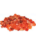 1 lb Carnelian tumbled chips 3-5mm