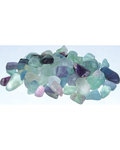 1 lb Fluorite tumbled chips 7-9mm