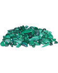 1 lb Malachite tumbled chips 5-8mm