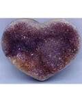 X-large Heart Puffed Druze Agate