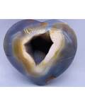 XX-large Heart Puffed Druze Agate