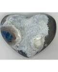 medium Heart Puffed Druze Agate