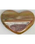 small Heart Puffed Druse Agate