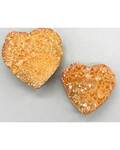 2-3" Champagne druse heart