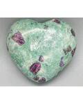 3" Ruby Zoisite heart