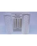 Flower of Life Selenite harmonizer (set of 2)