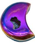 4" Moon Rainbow Druse Agate Geode