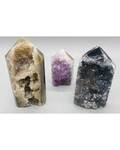 .2-.4# Amethyst obelisk W Druse on front