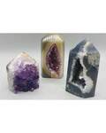 .8-1.0# Amethyst obelisk W Druse on front