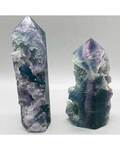 1.2-1.7# Fluorite, natural 1 side obelisk