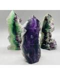 .4-.7# Fluorite, natural 1 side obelisk