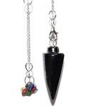Hematite 7 Chakra pendulum