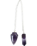 Amethyst Pendulum with Amethyst point