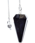 6-sided Black Tourmaline pendulum