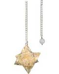 Merkaba Citrine Orgone pendulum