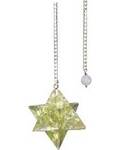 Merkaba Peridot Orgone pendulum