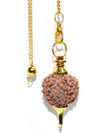 Gold Rudraksha pendulum
