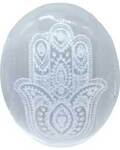 Selenite Fatima Hand palm stone