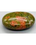 Unakite palm stone