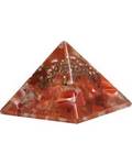 25-30mm Orgone Carnelian pyramid