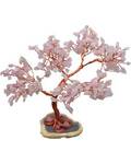 Rose Quartz gemstone tree