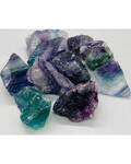 1 lb Fluorite, Rainbow untumbled stones