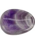 Chevron Amethyst Worry Stone