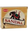 Sandal Hem Cone Incense 10pk