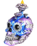 6" Metallic Skull backflow burner