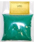 1lb Green incense burner sand