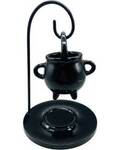 4 1/2" x 7" Hanging Metal cauldron or oil diffuser