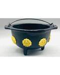 5.5" 7 Chakra cast iron cauldron