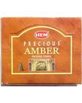 Amber Hem Cone Incense 10pk