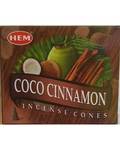 Coconut Cinnamon HEM Cone Incense 10pk