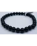 6mm Tourmaline, Black bracelet