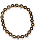 8mm Gold plated Hematite bracelet