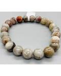 8mm Agate, Laguna Lace bracelet