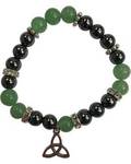 8mm Aventurine/ Hematite Triquetra Bracelet